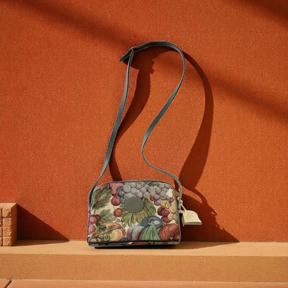 Royal Tapisserie Paris Tapestry Purse Crossbody Bag Fabric Lined Floral. - Picture 13 of 14